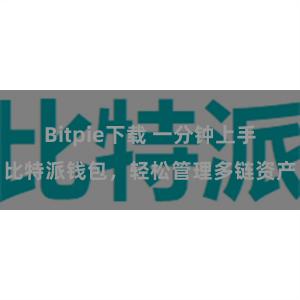 Bitpie下载 一分钟上手比特派钱包，轻松管理多链资产