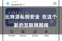 比特派私钥安全  在这个新的互联网期间