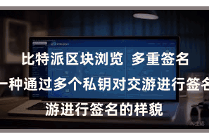 比特派区块浏览  多重签名期间是一种通过多个私钥对交游进行签名的样貌